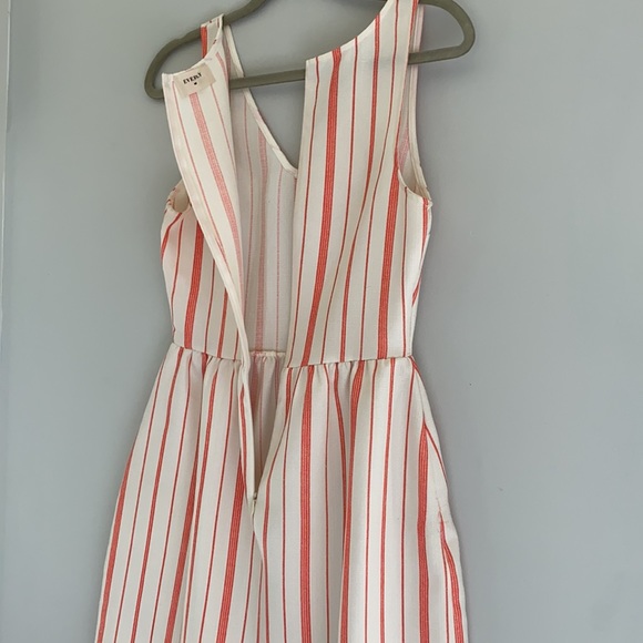 Modcloth White and Pink Striped Sundress - Picture 3 of 11